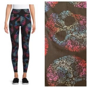 🆕 No Boundaries Halloween High Rise Leggings, Sugar Skulls